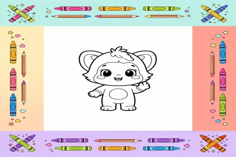 i love you coloring pages for kids - Free Printable Coloring Page