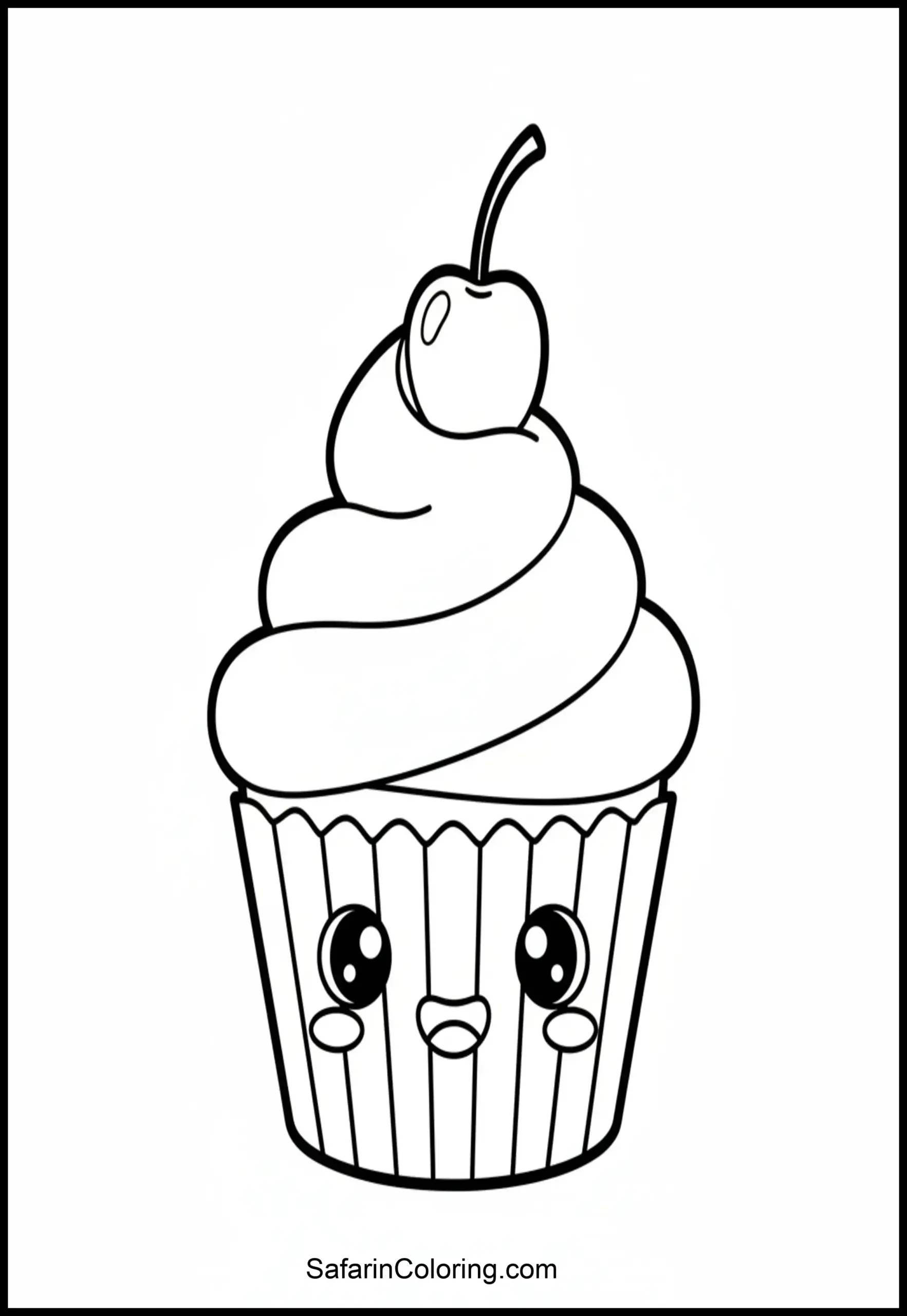 Kawaii Cupcake Smile Scaled