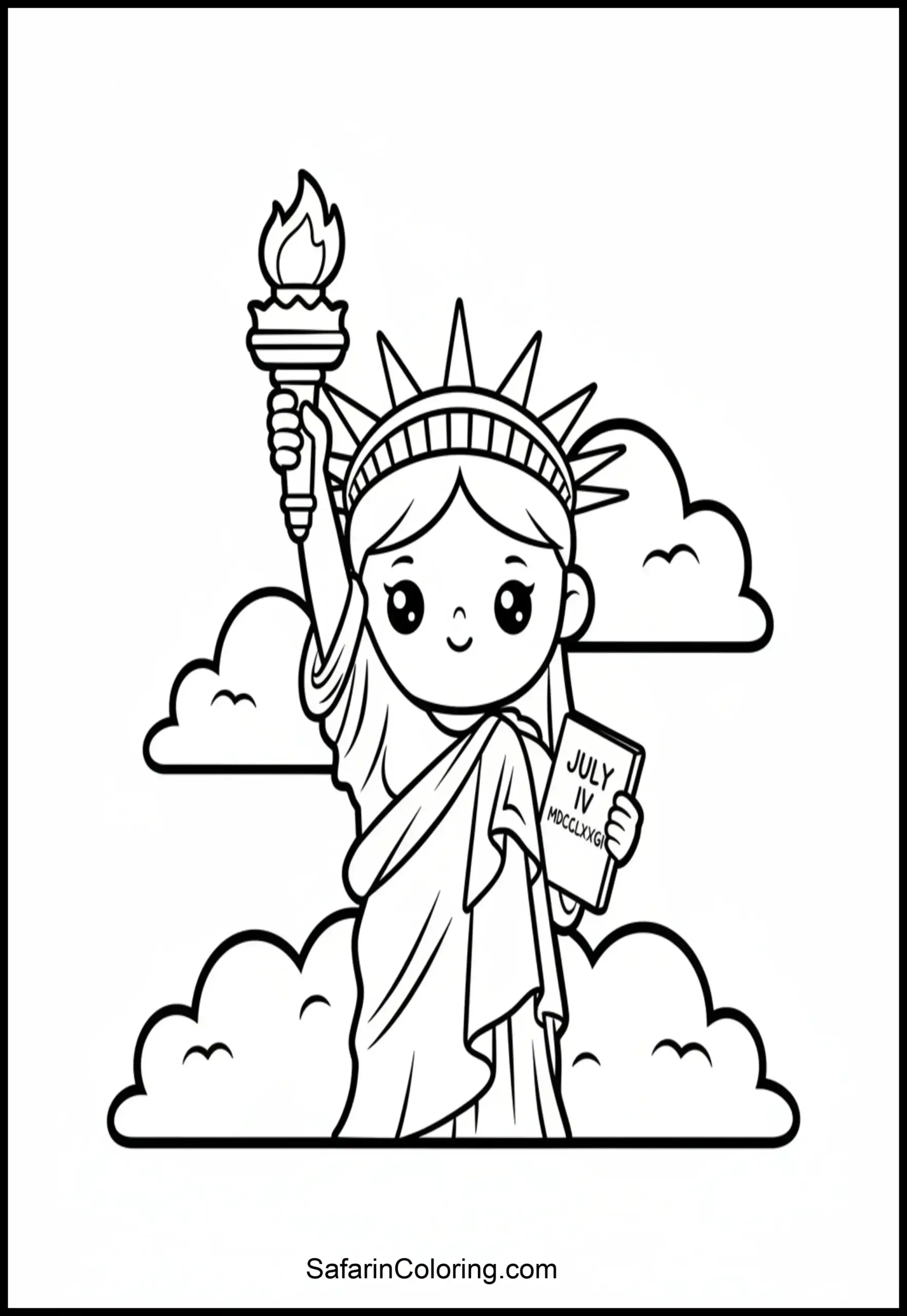 Kawaii Statue Of Liberty Scaled