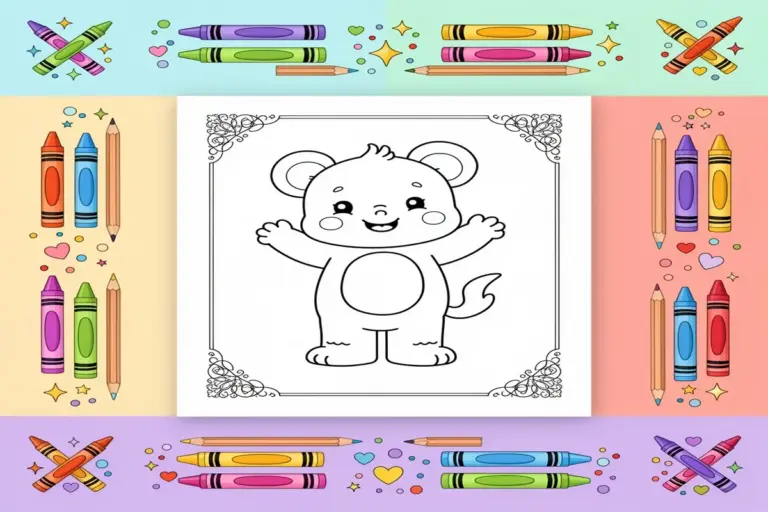 kindness coloring pages for kids - Free Printable Coloring Page
