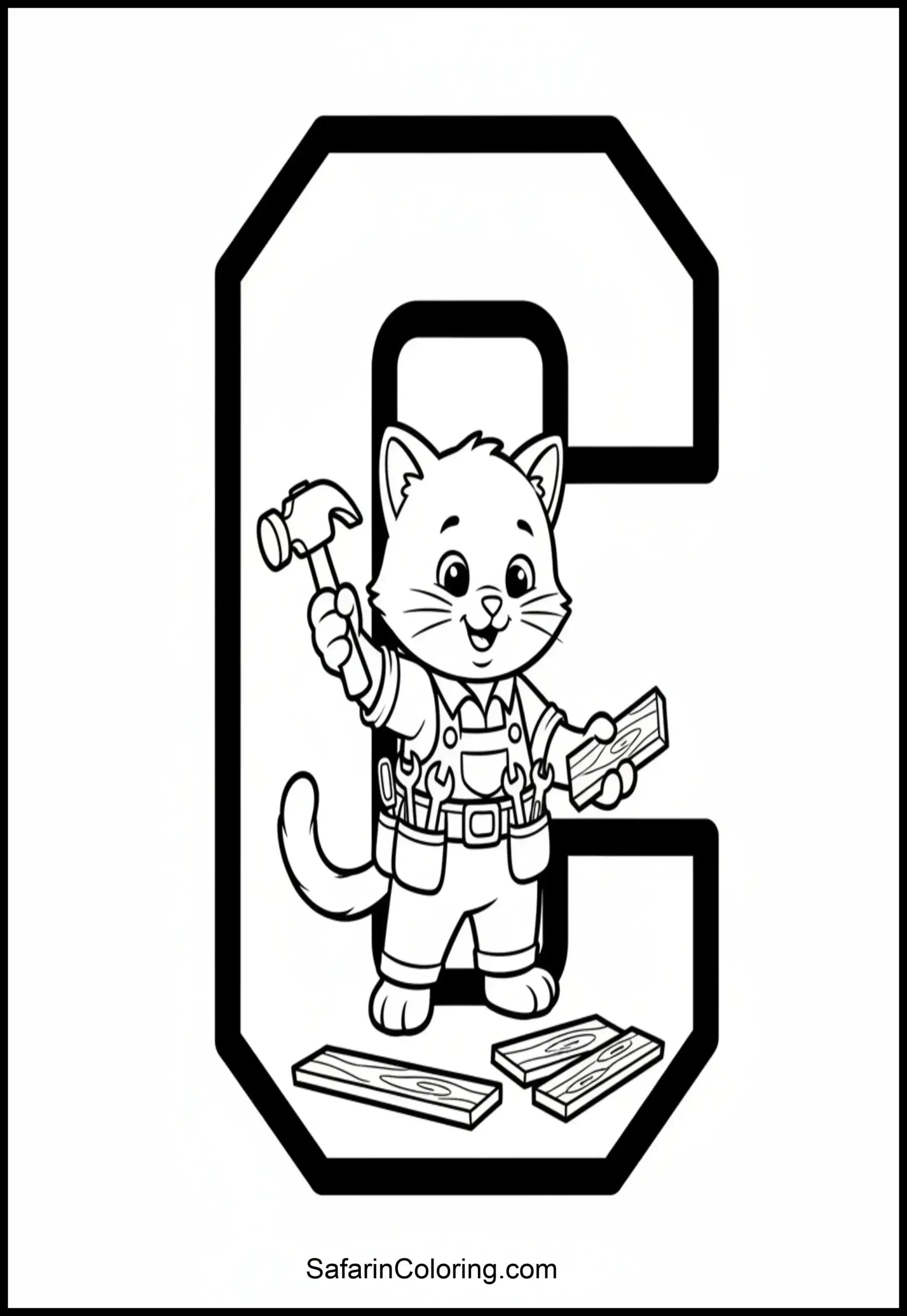 Letter C Cat Carpenter Scaled