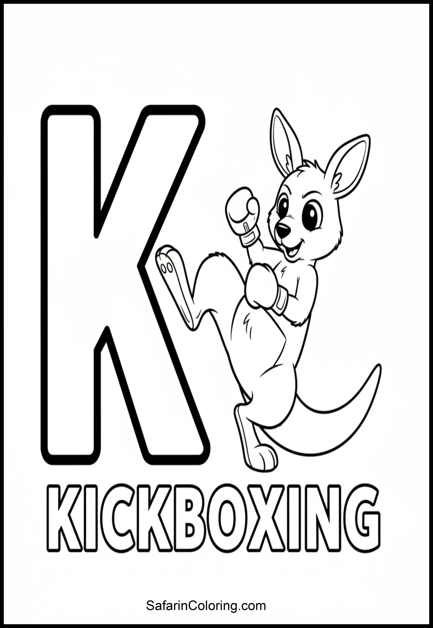 Letter K Kangaroo Kickboxing Scaled