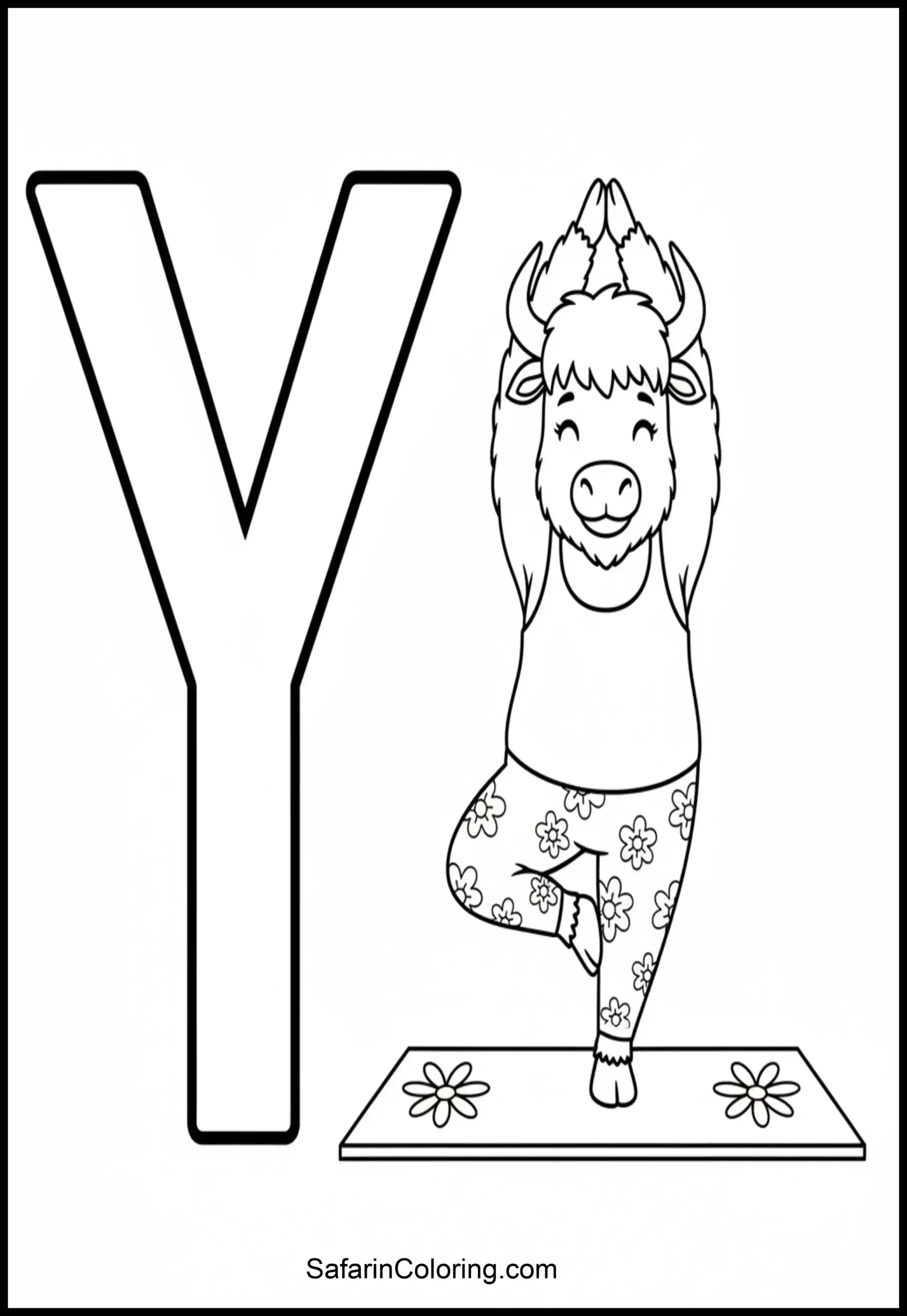 Letter Y Yak Yoga Scaled