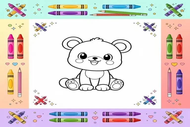love coloring pages for kids - Free Printable Coloring Page