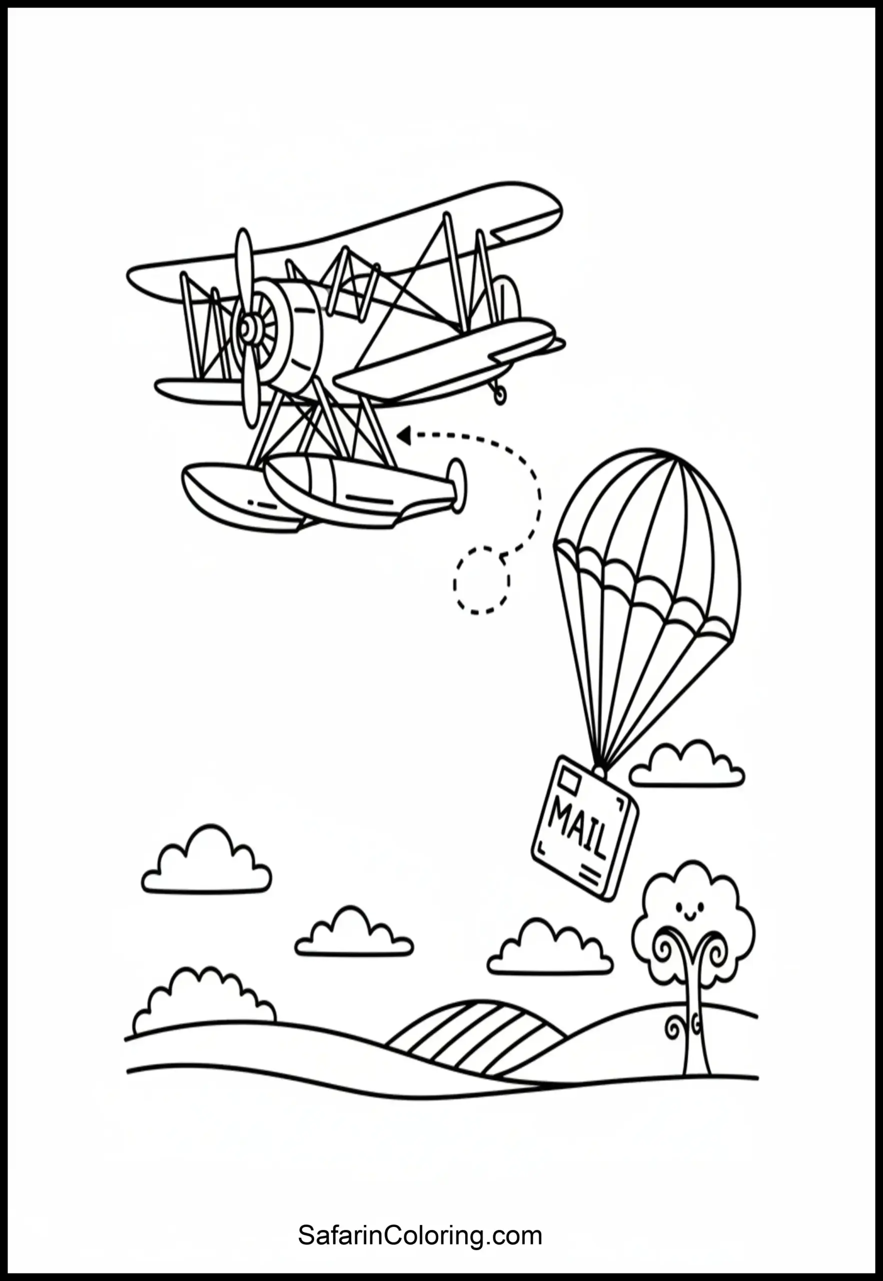 Mail Plane Parachute Scaled