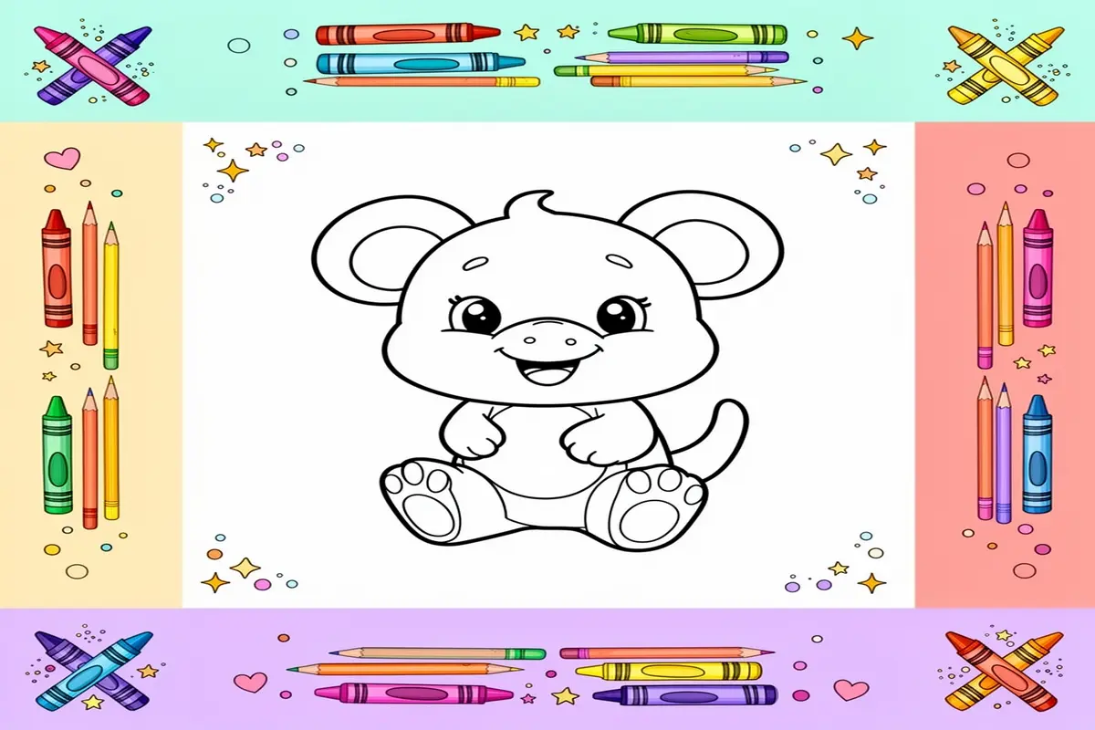 march coloring pages for kids - Free Printable Coloring Page