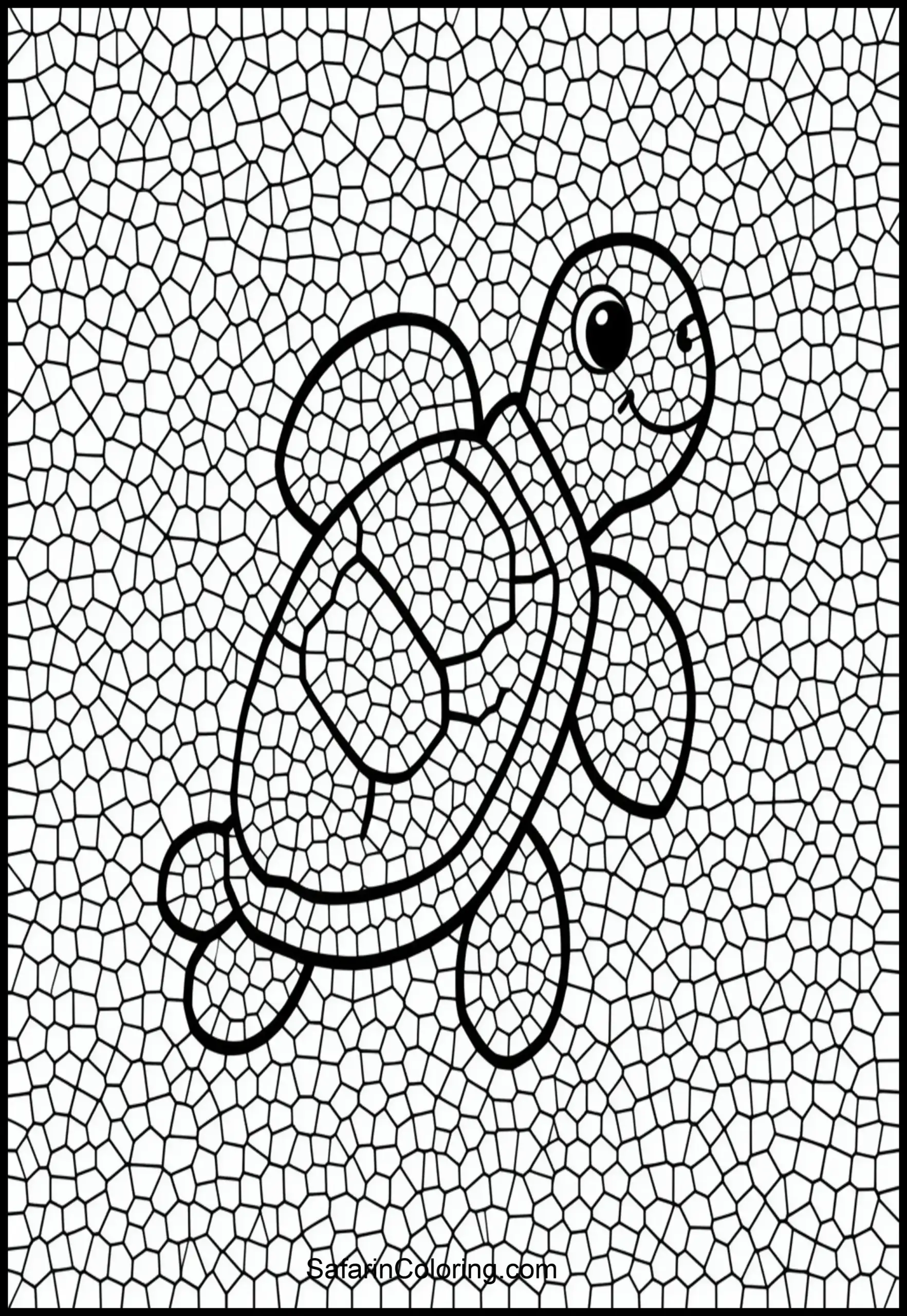 Mosaic Art Turtle 1 Scaled