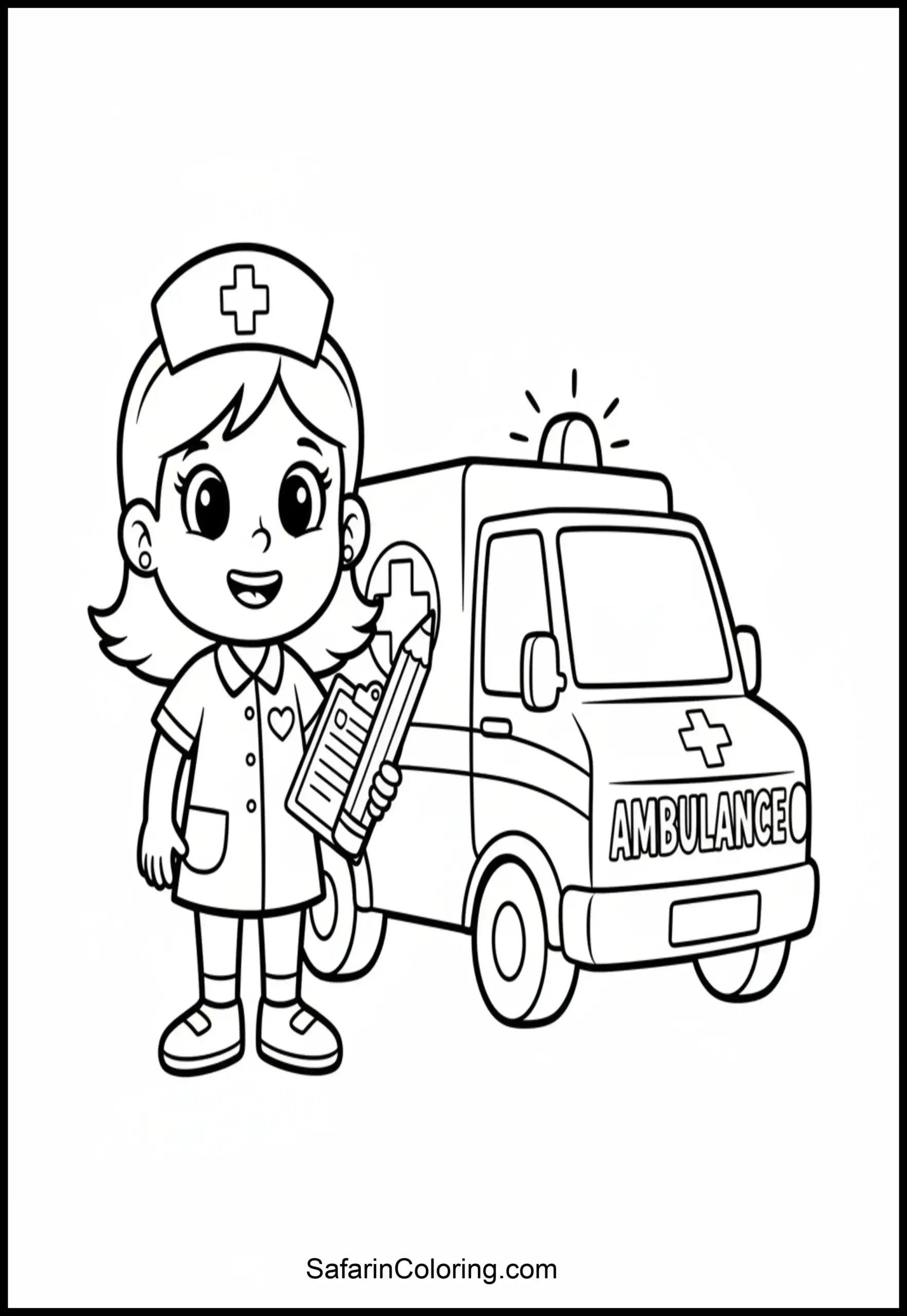 Nurse With Ambulance Scaled