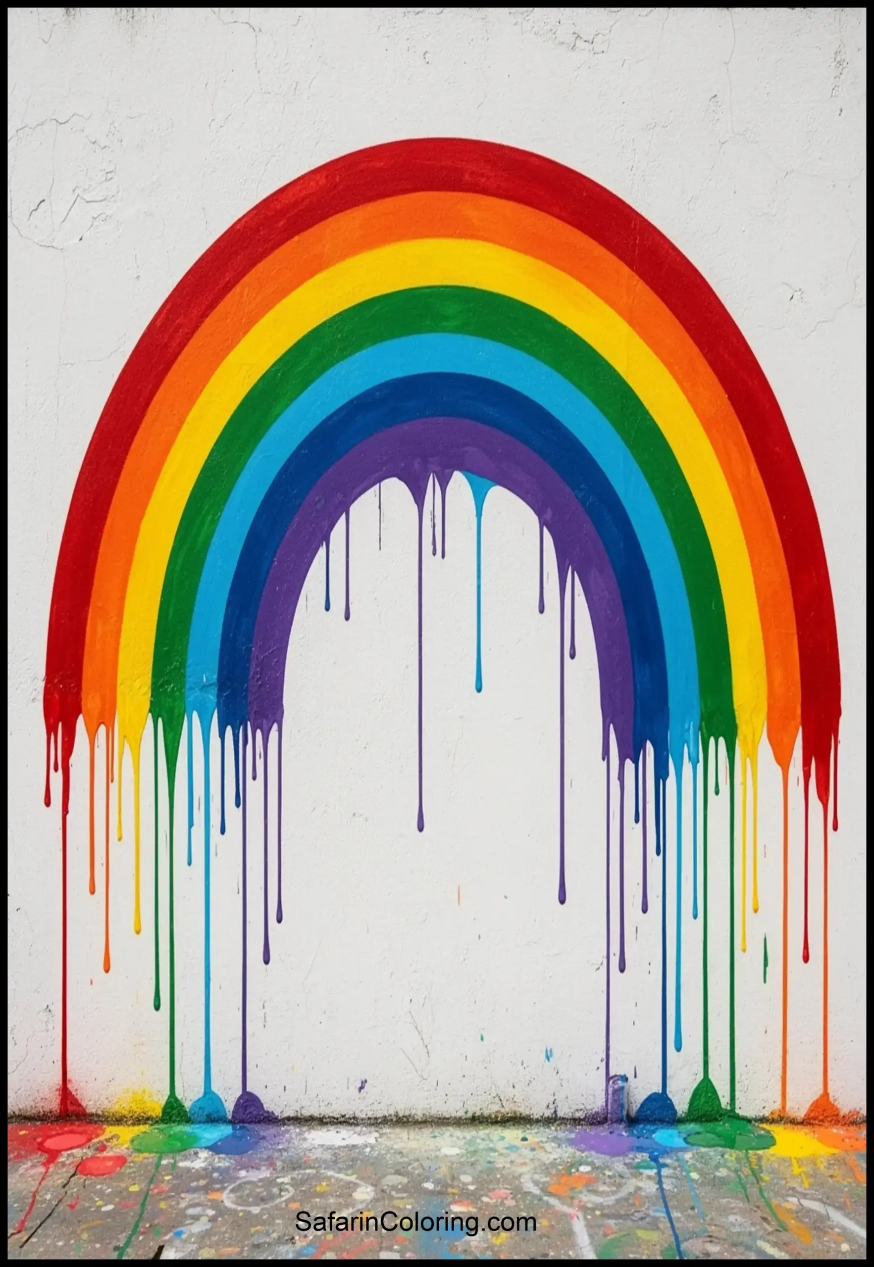 Rainbow Wall Mural 2 Scaled