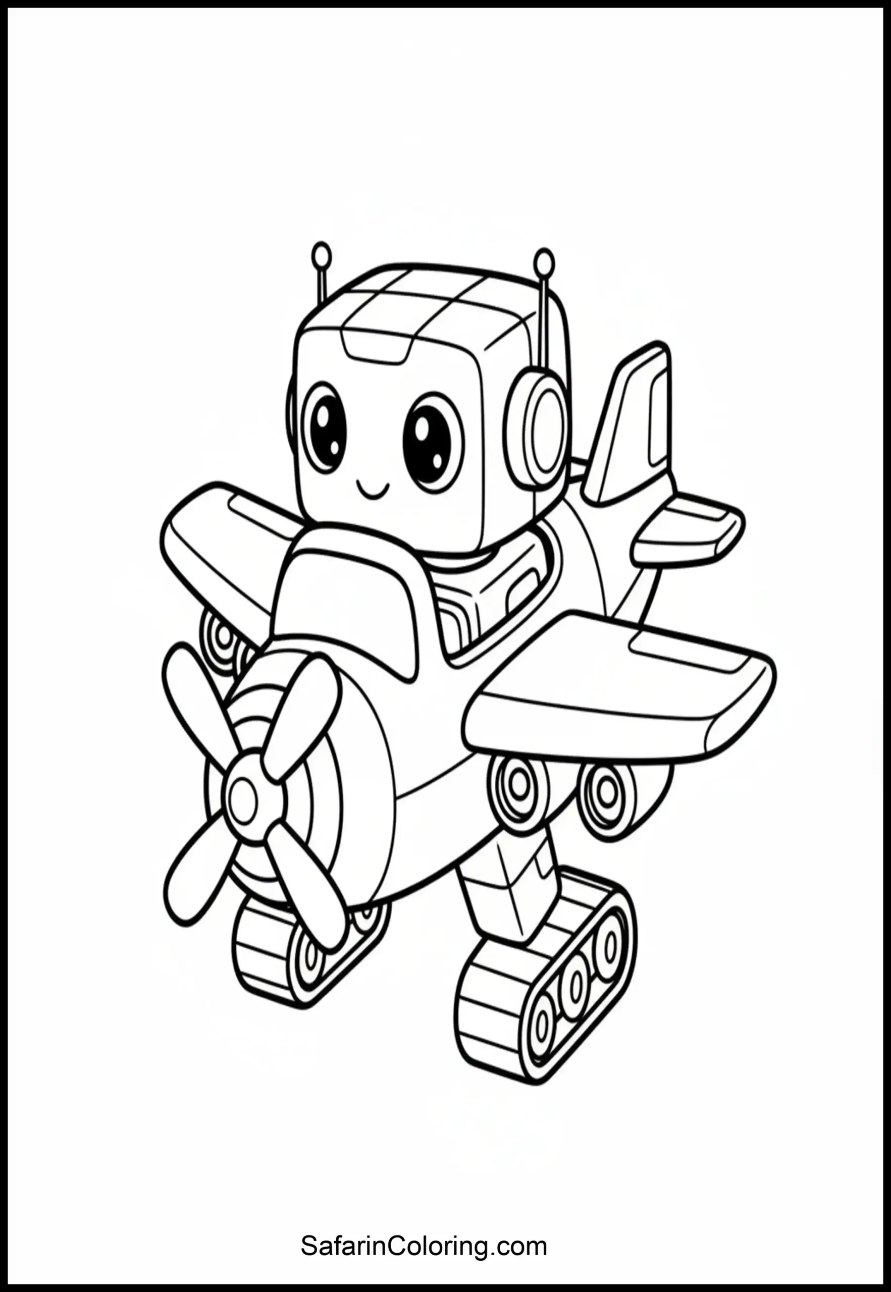 Robot Transforming Plane Scaled