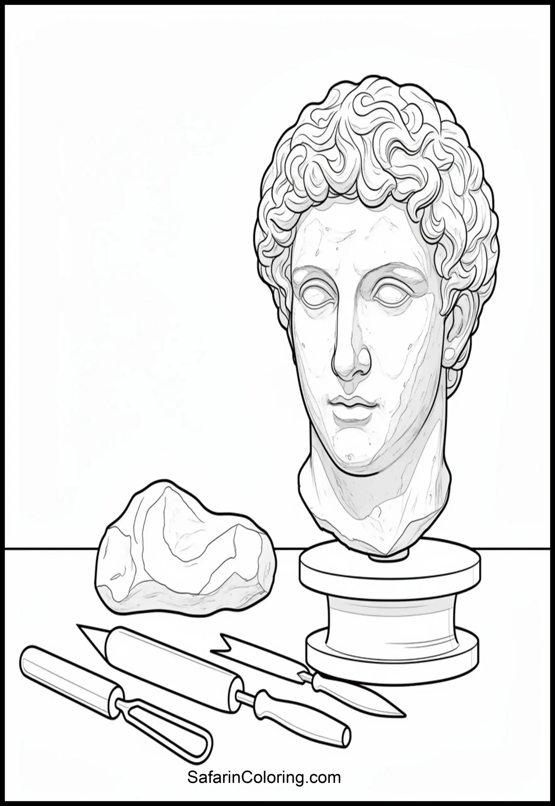 Sculpting Clay Bust 1 Scaled