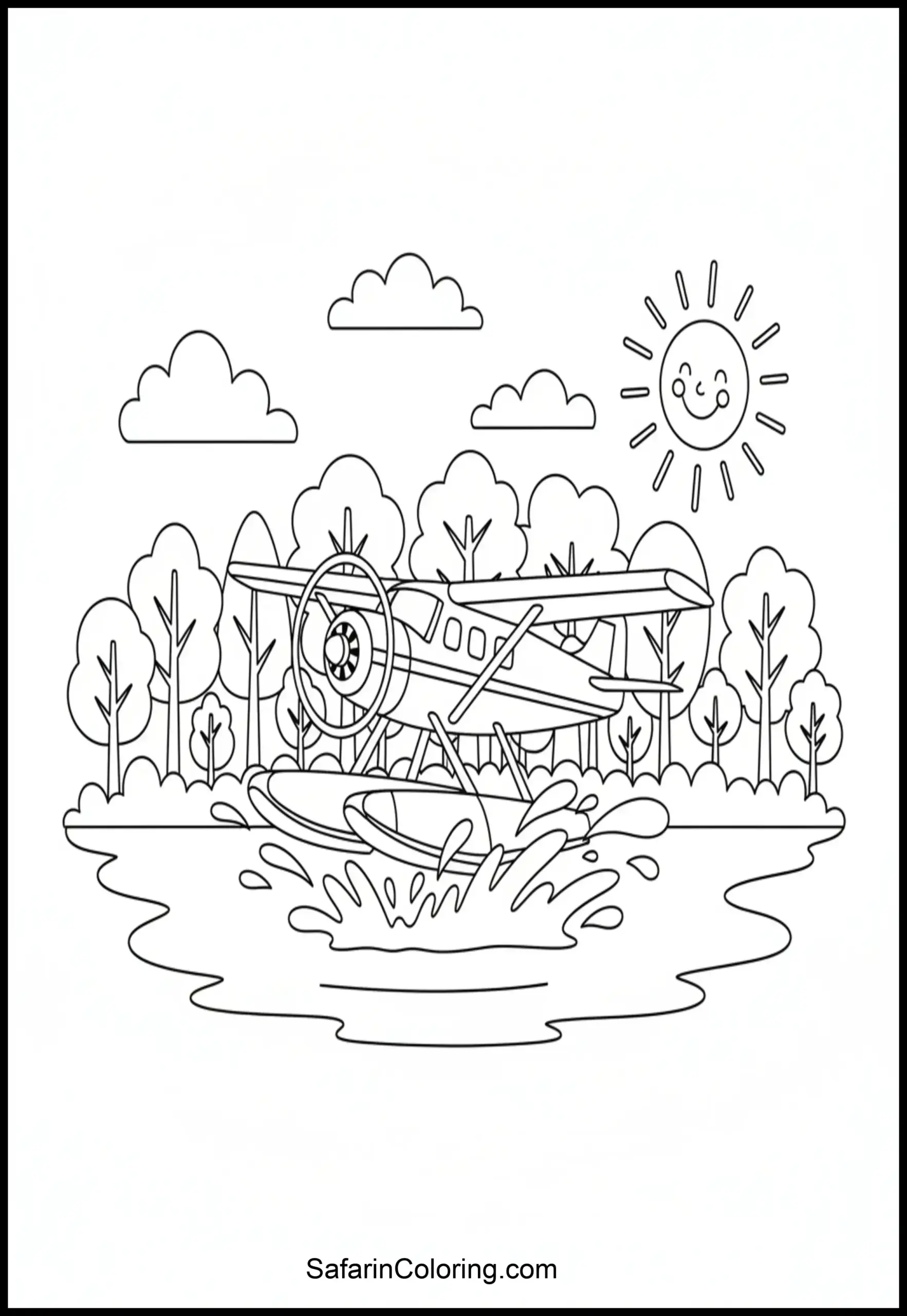 Seaplane Landing Lake Scaled