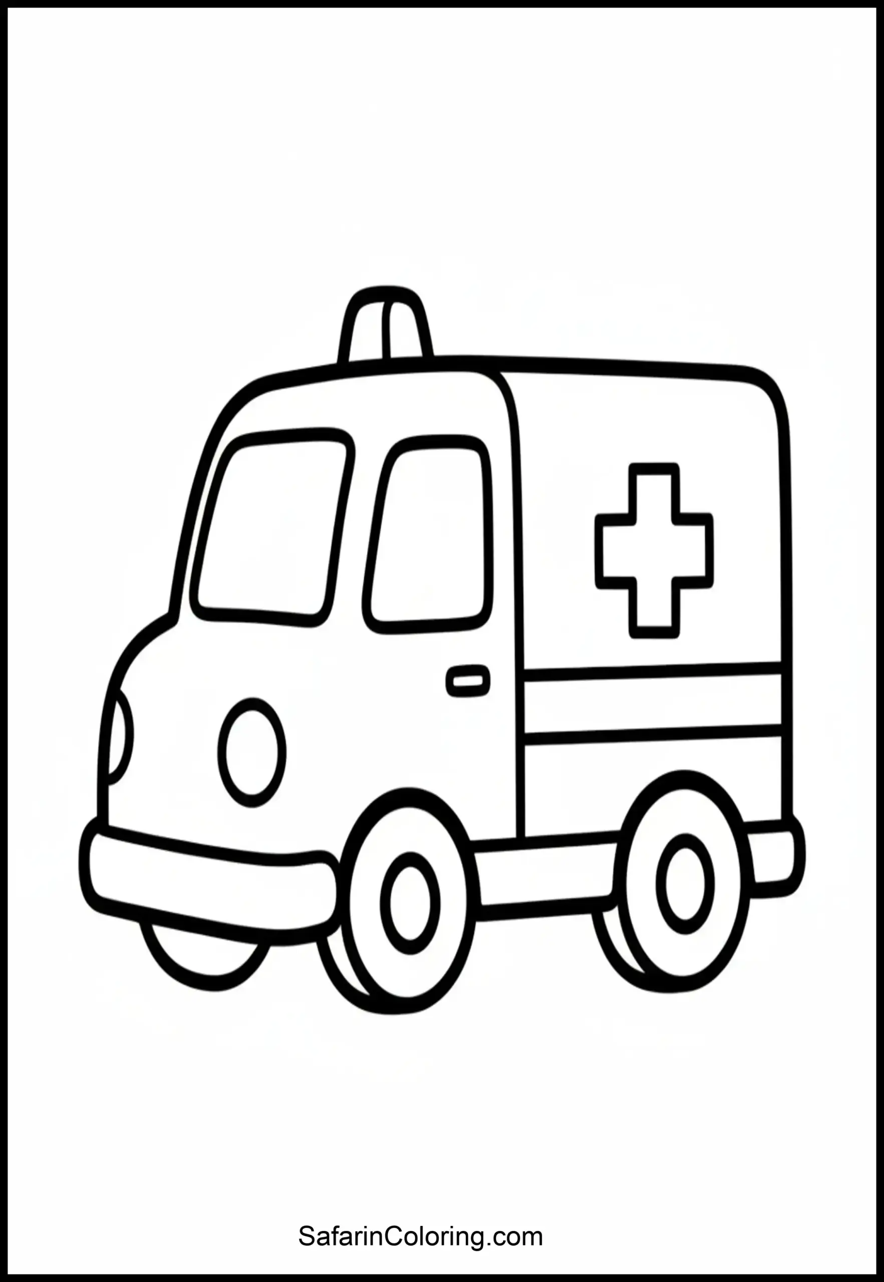Simple Ambulance Outline Scaled