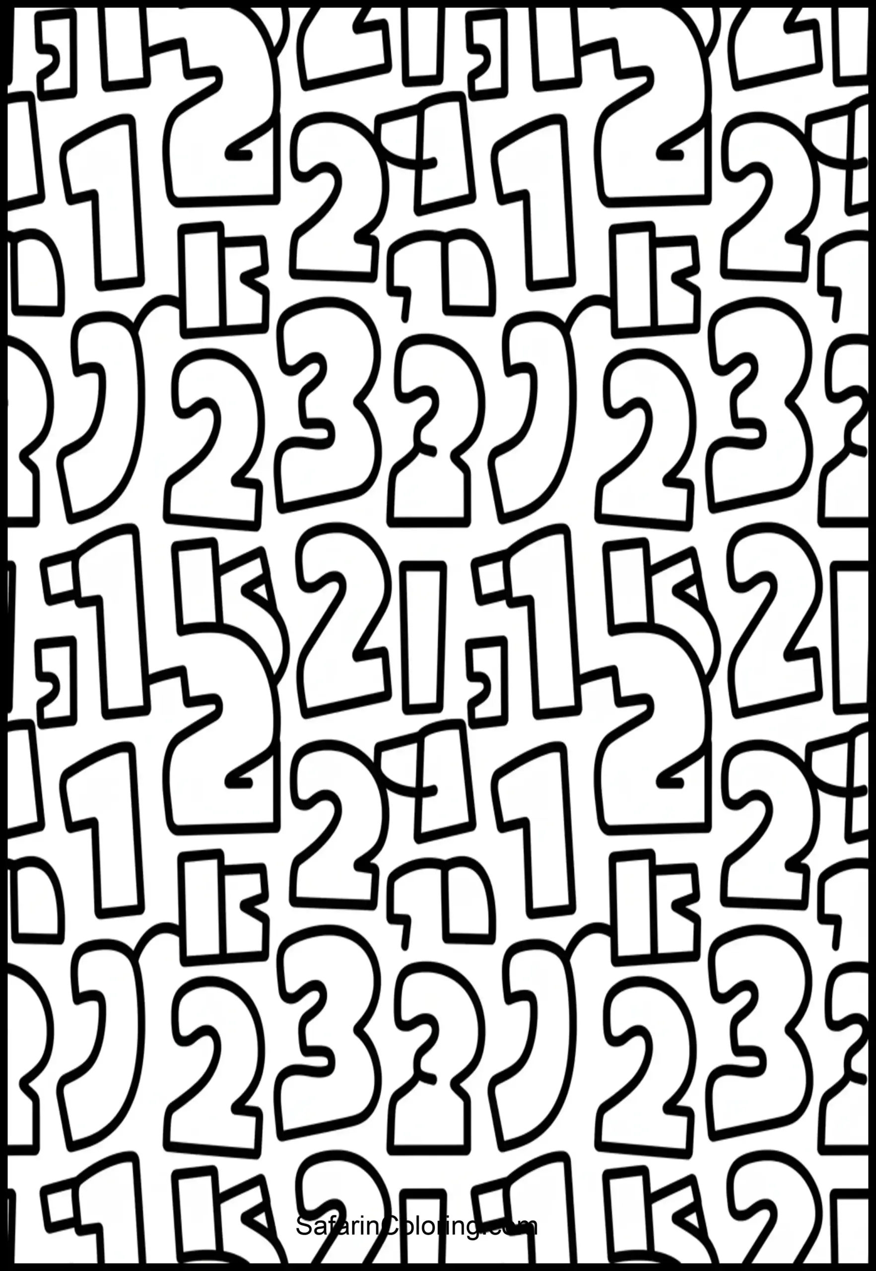 Simple Number Shapes 123 Scaled