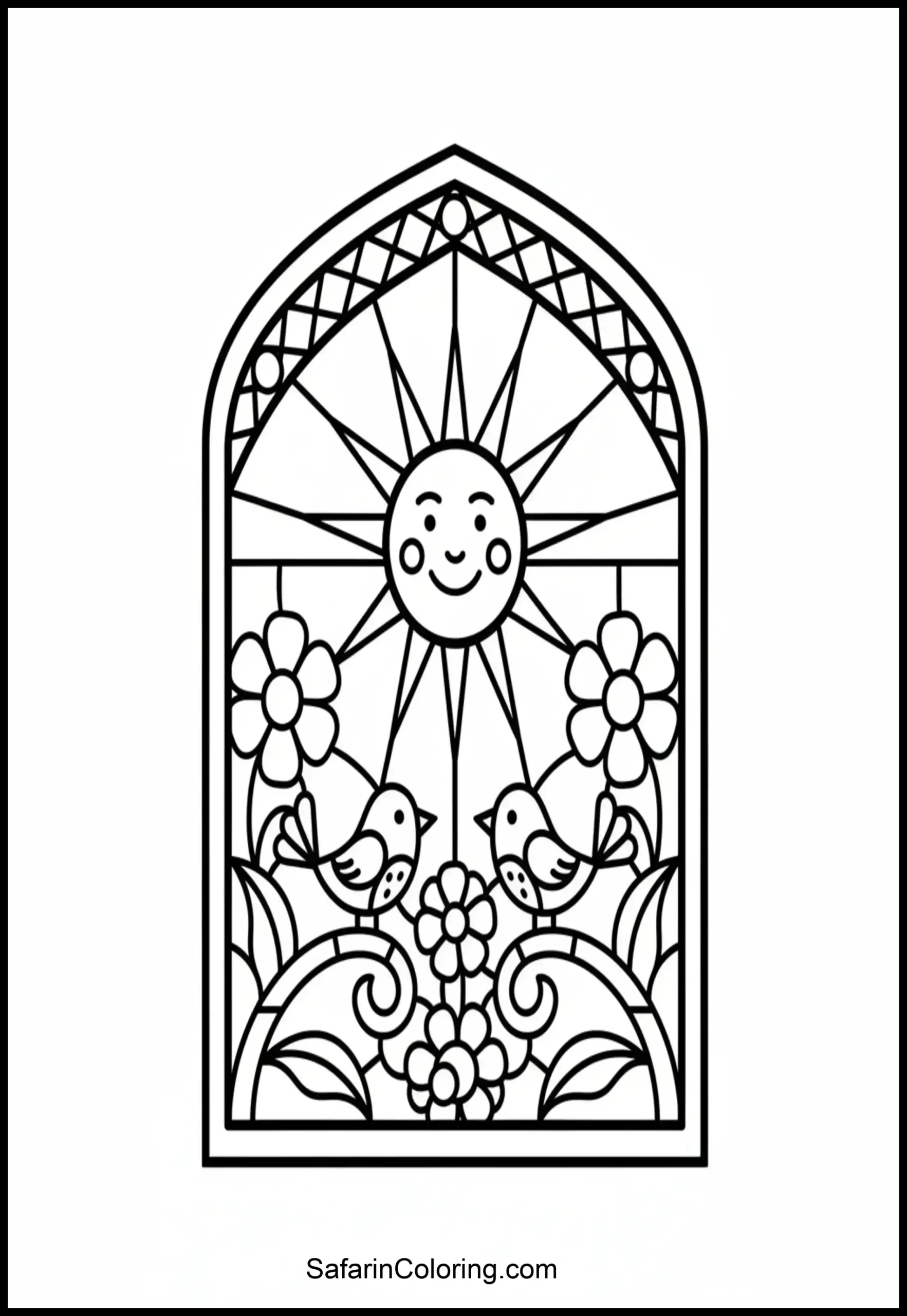Simple Stained Glass Window Scaled