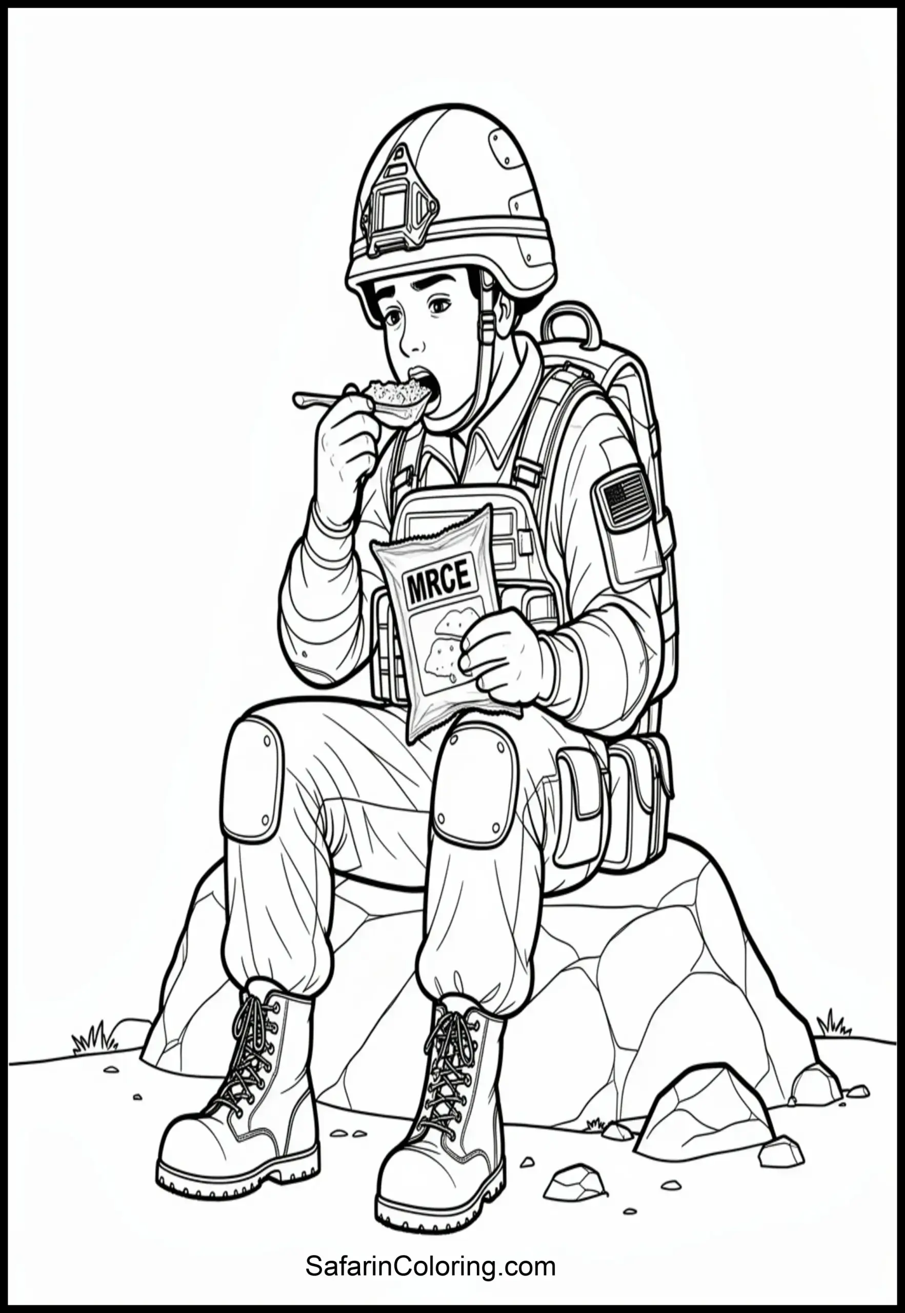 Soldier Eating Mre 2 Scaled