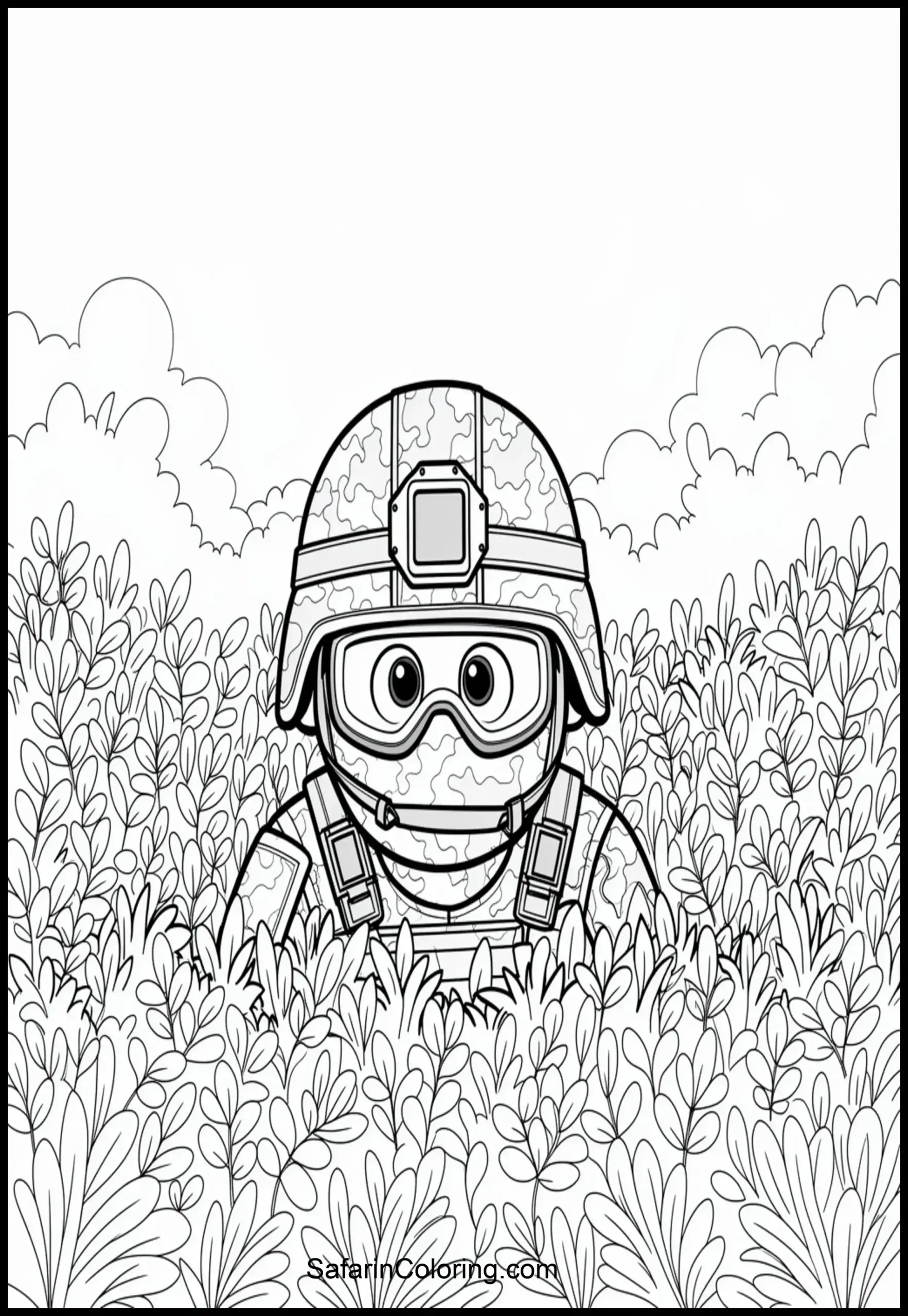 Soldier Hiding Bush 1 Scaled