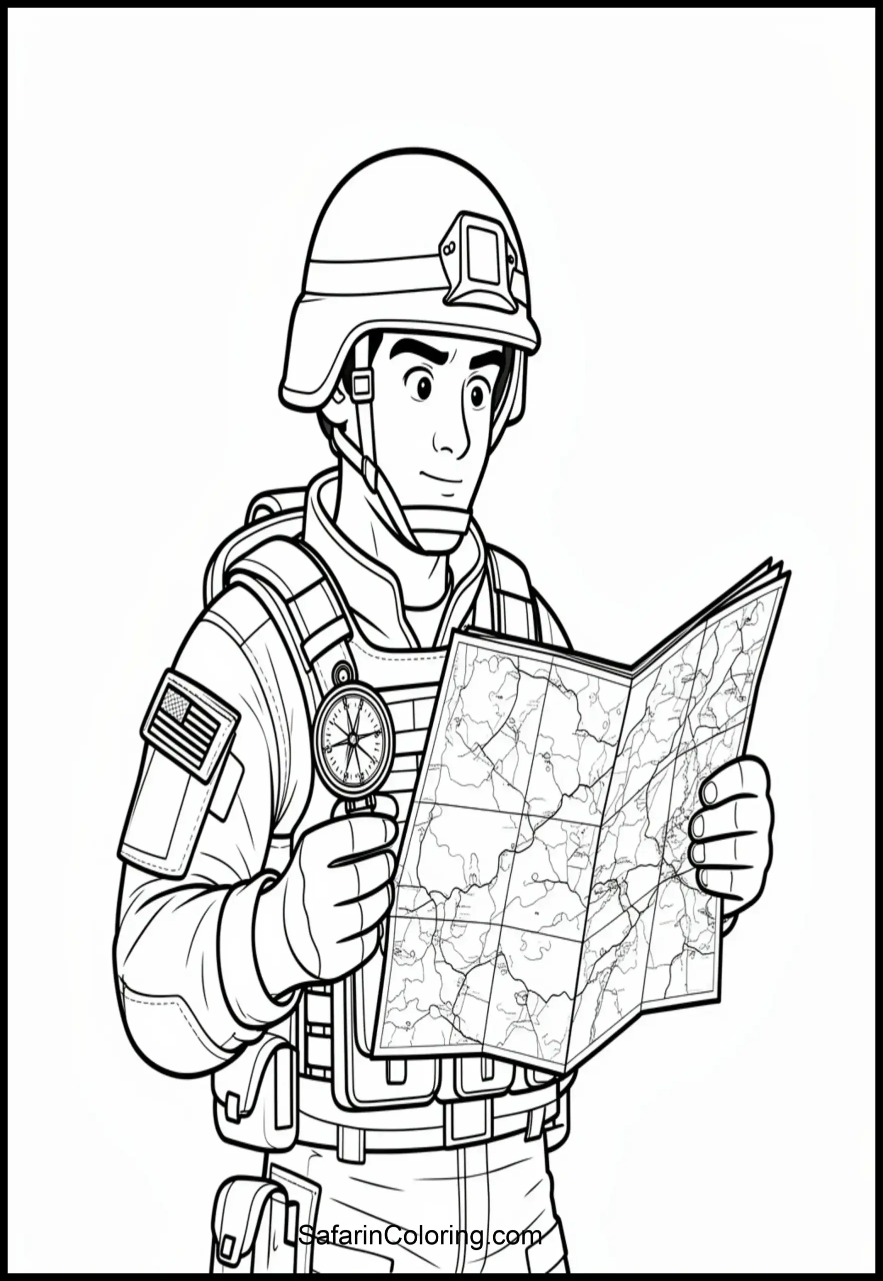 Soldier Reading Map 2 Scaled