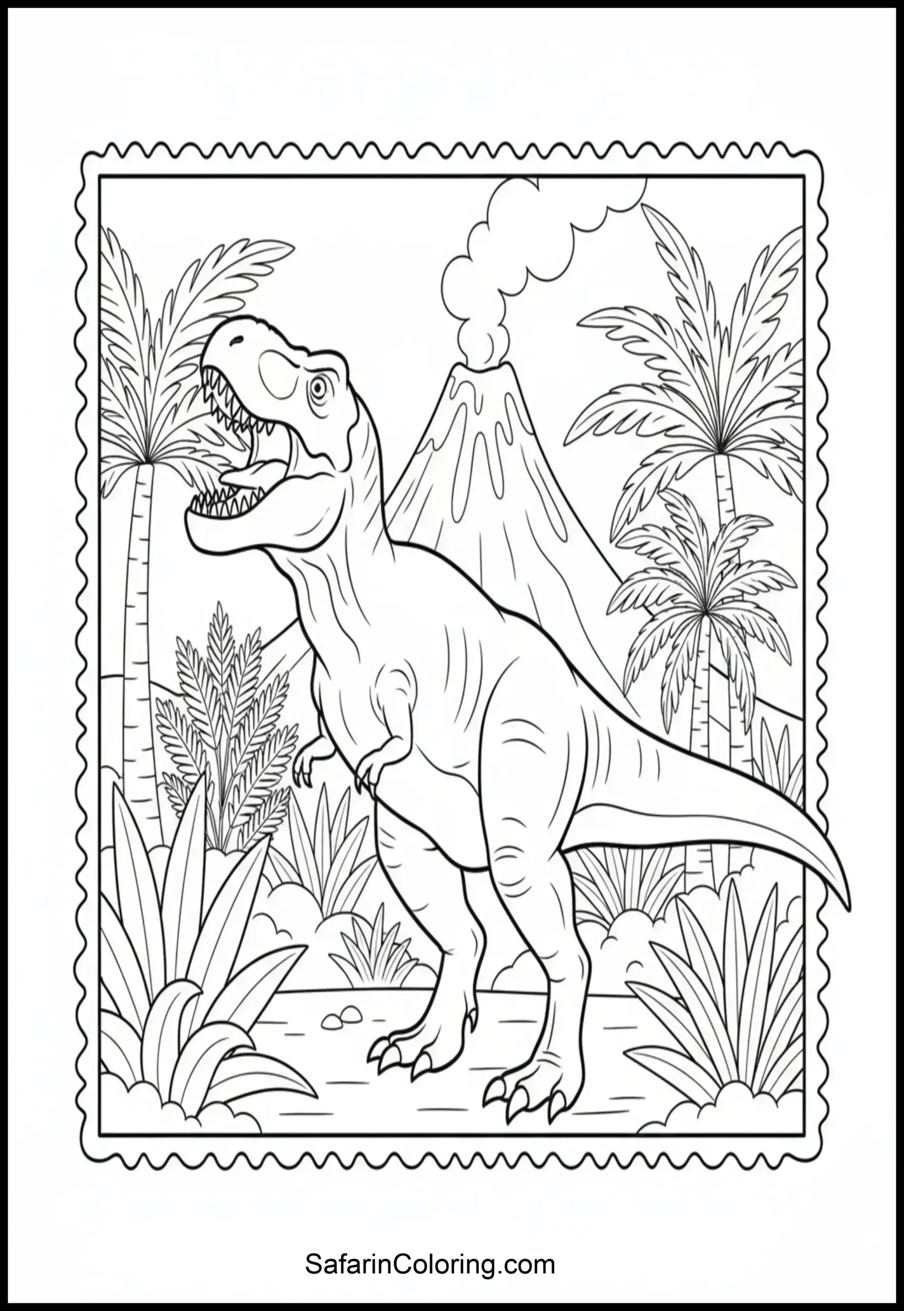 T Rex Dinosaur Roar Scaled