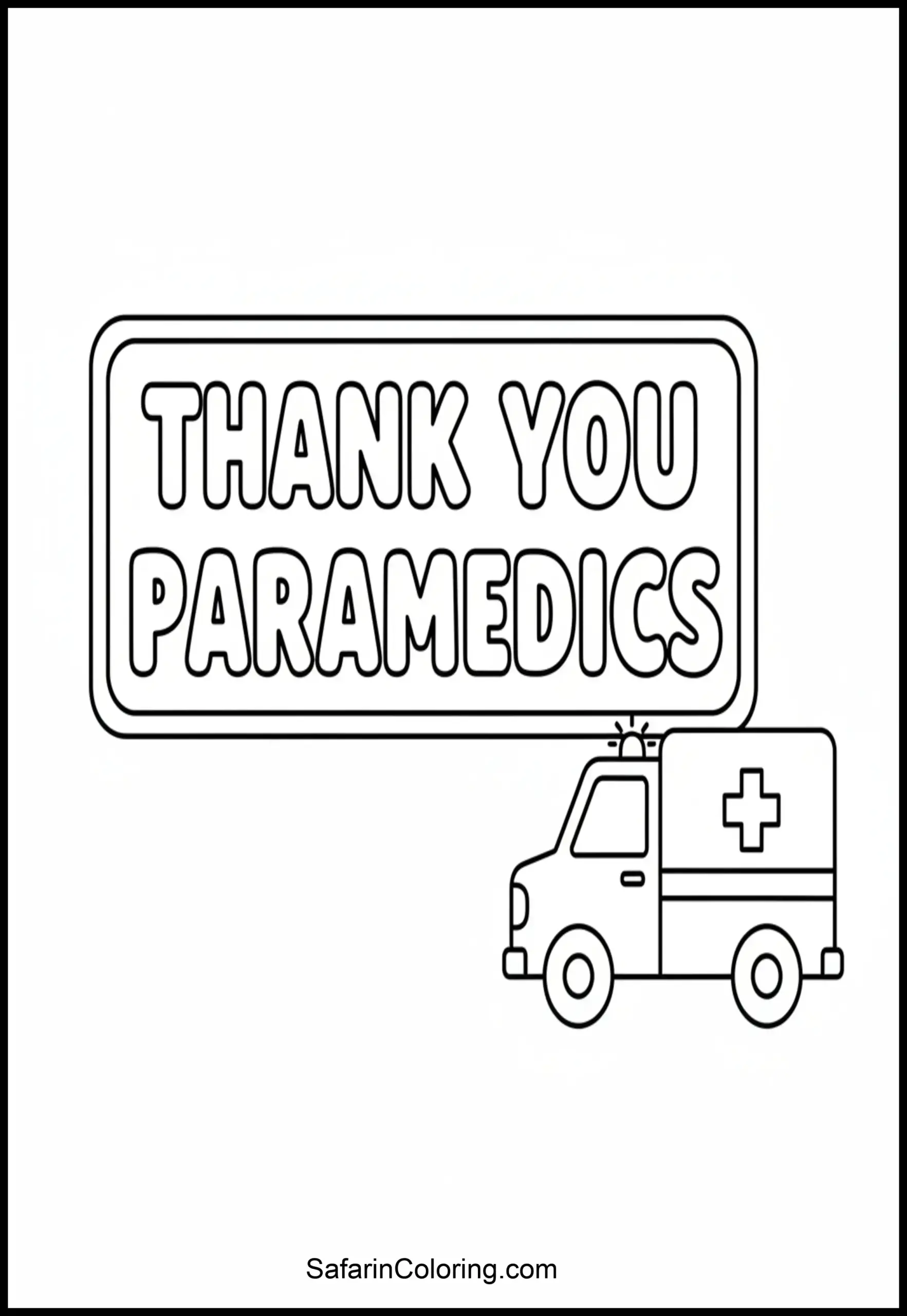 Thank You Paramedics Sign Scaled