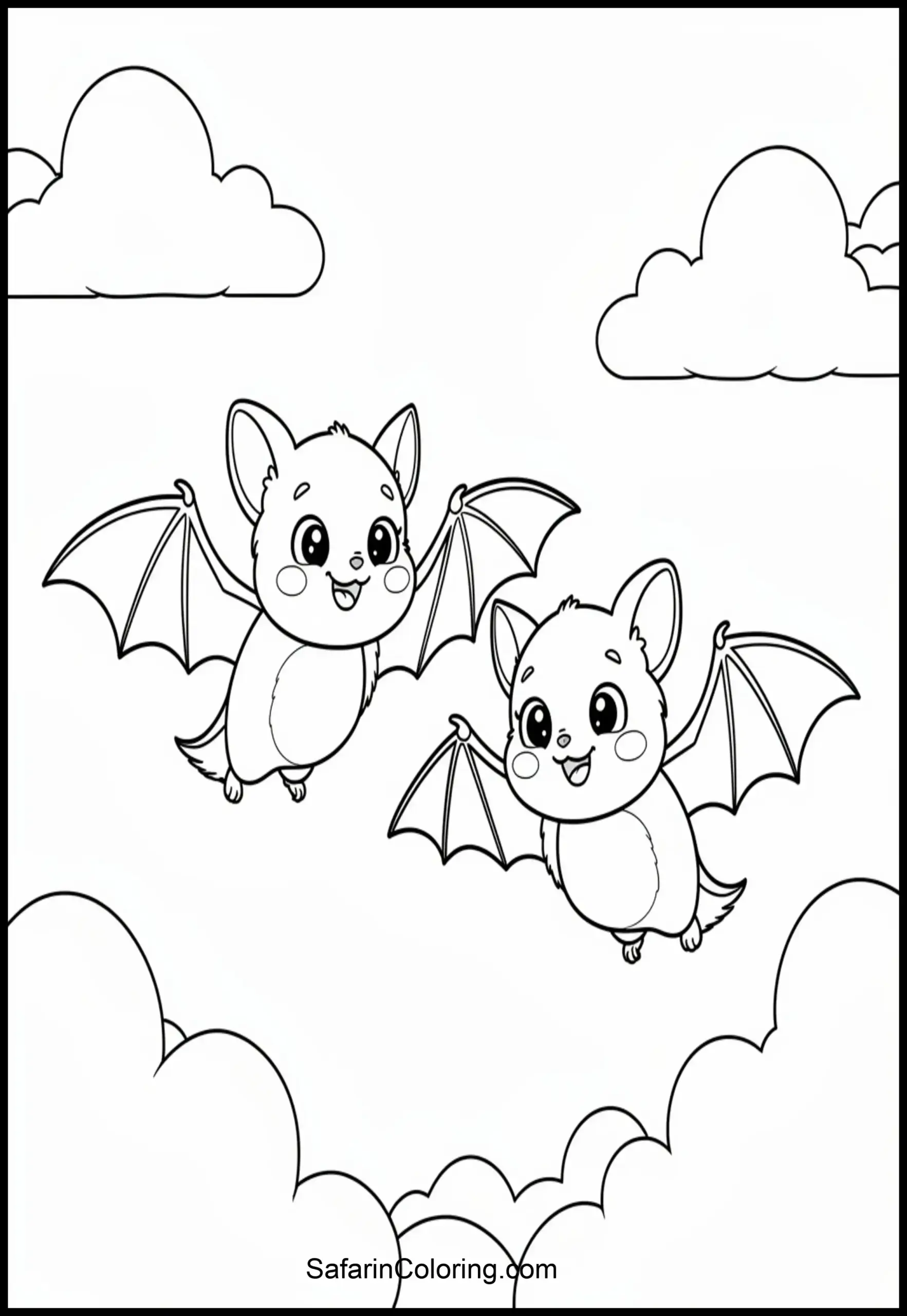 Two Bats Flying Friends 2 Scaled