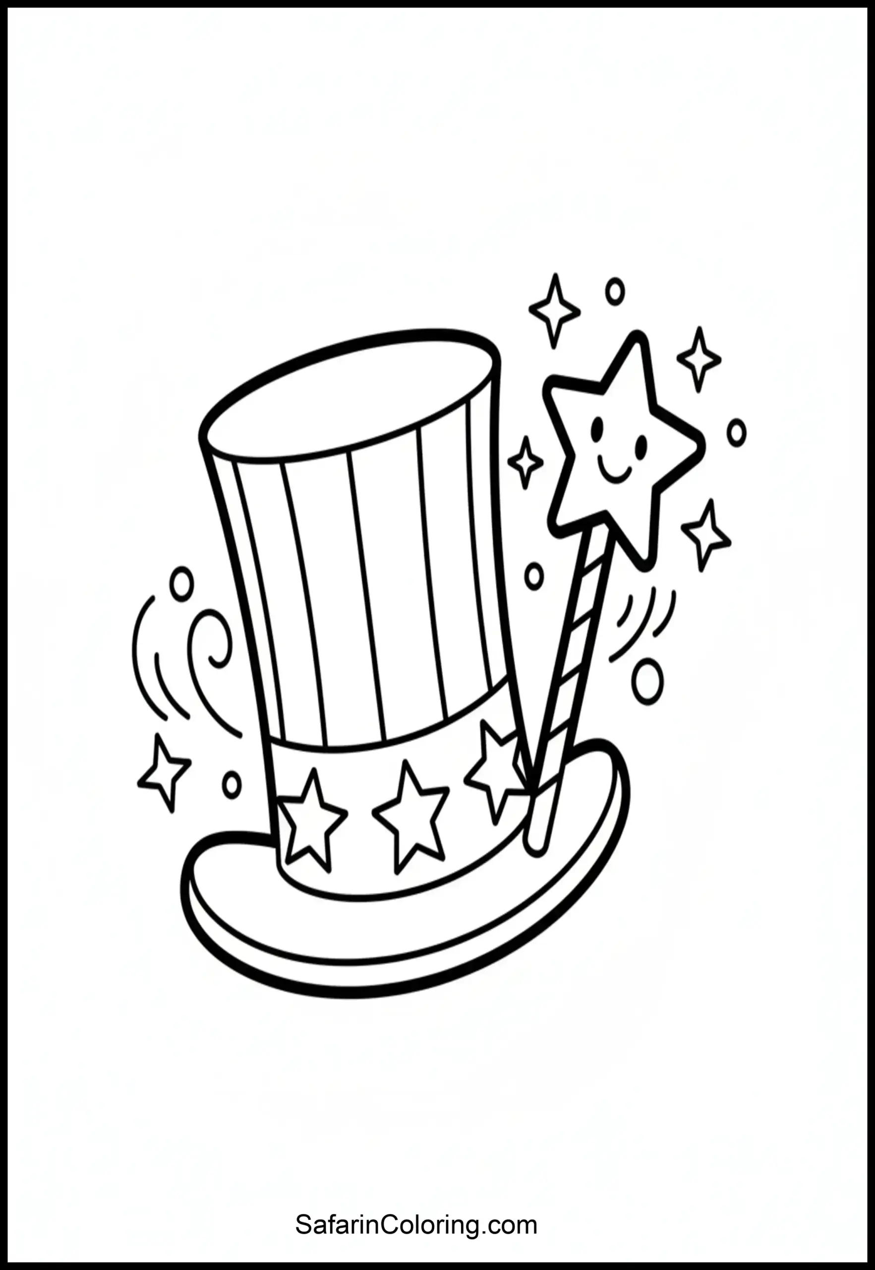 Uncle Sam Hat Magic Scaled