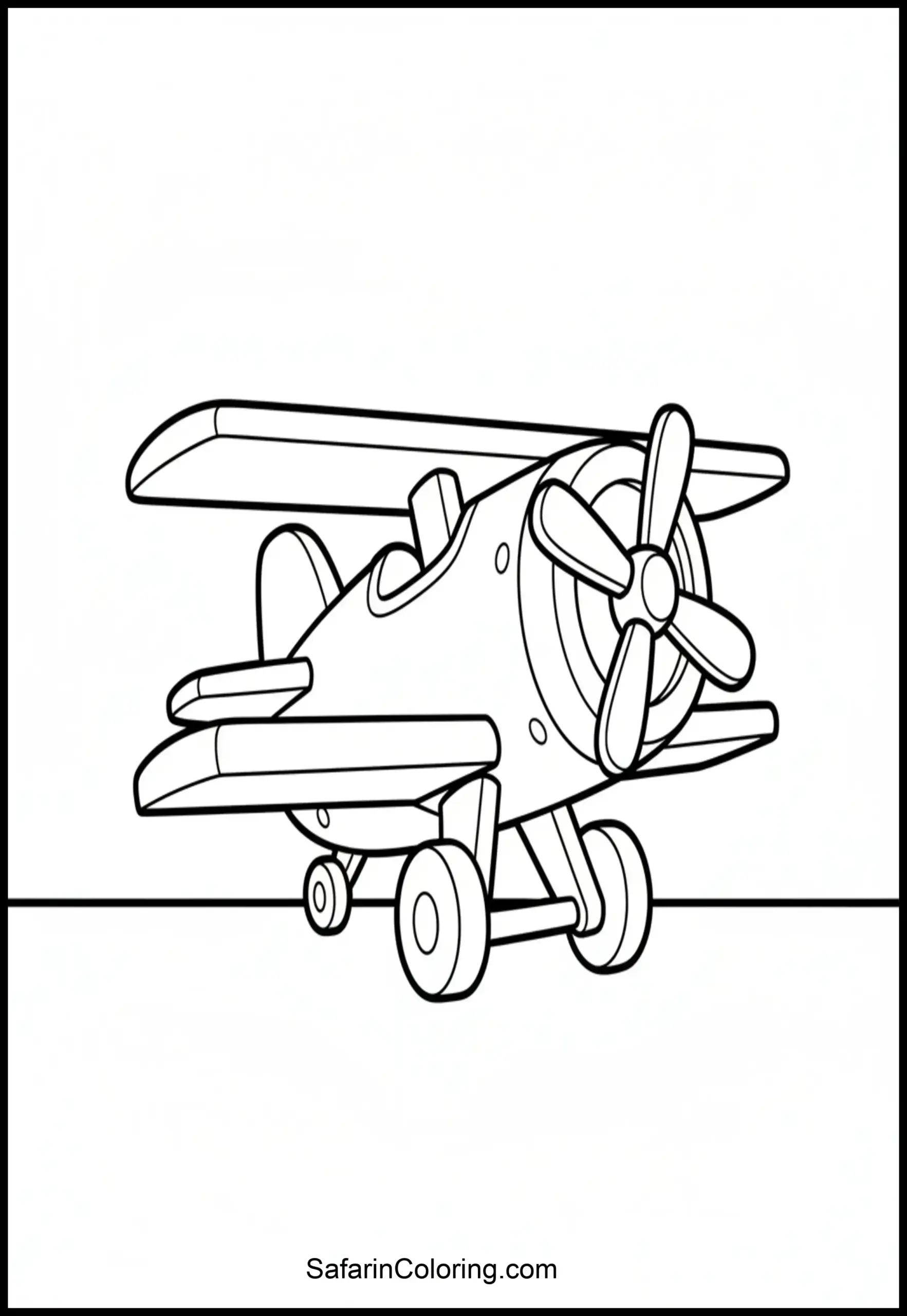 Wooden Toy Airplane Scaled