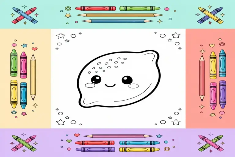 Lemon Coloring Pages Free Printable - Free Printable Coloring Page