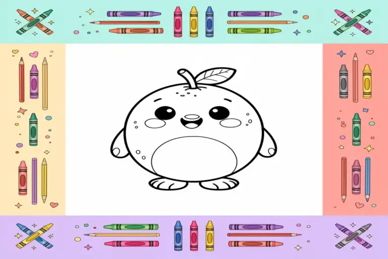 Orange Coloring Pages Free Printable - Free Printable Coloring Page