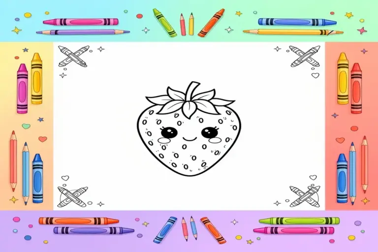 Strawberry Coloring Pages Free Printable - Free Printable Coloring Page