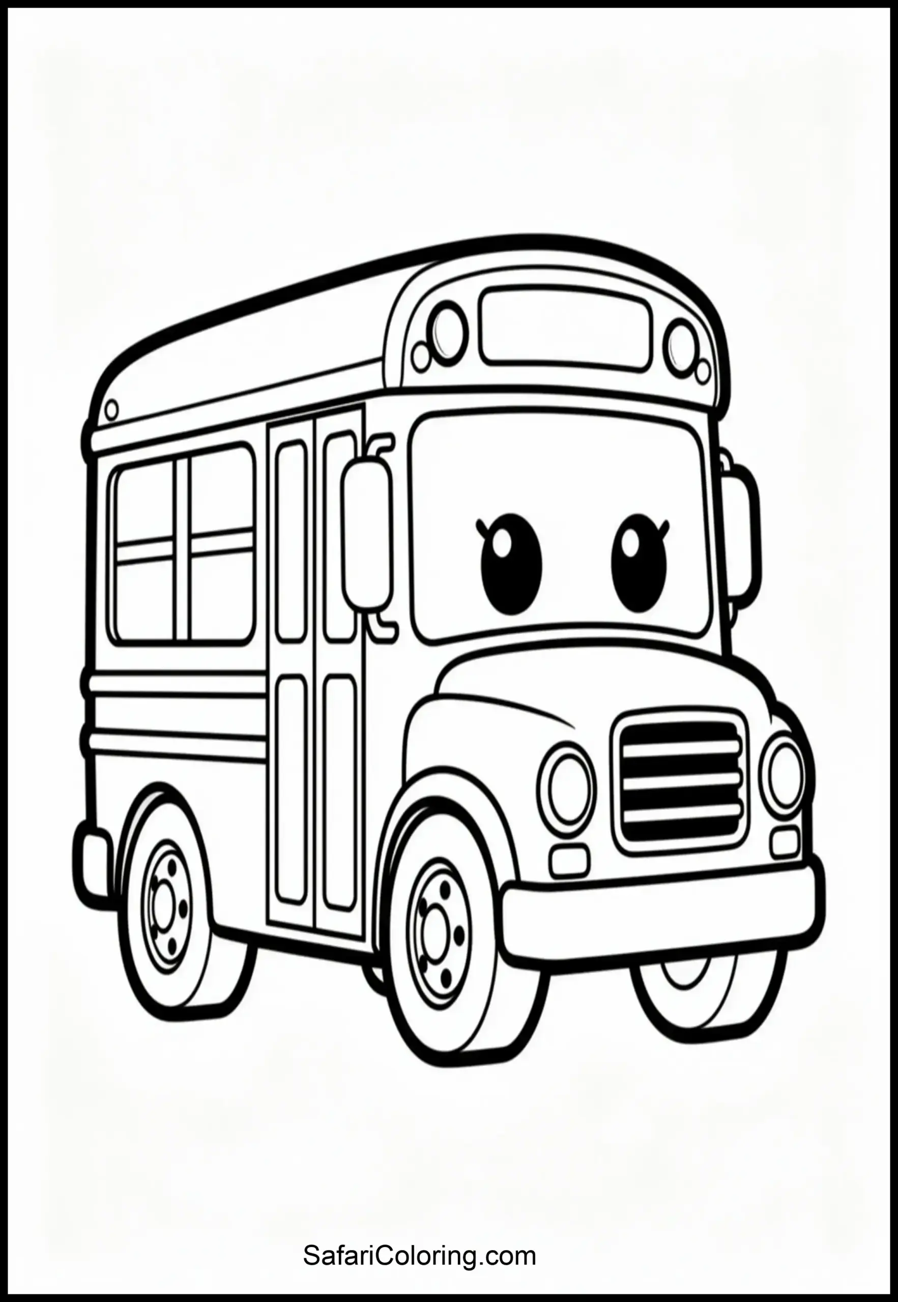 Kawaii School Bus Scaled