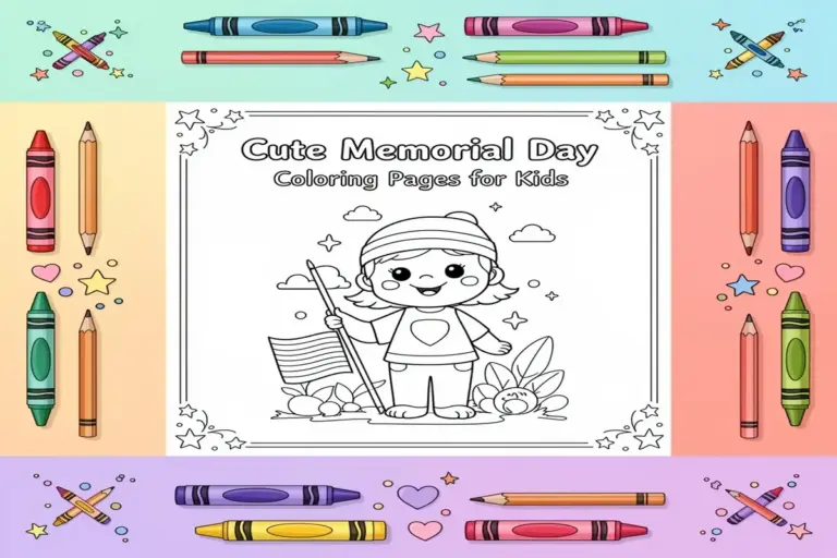 memorial day coloring pages for kids - Free Printable Coloring Page