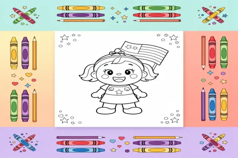 memorial day coloring pages for kids - Free Printable Coloring Page