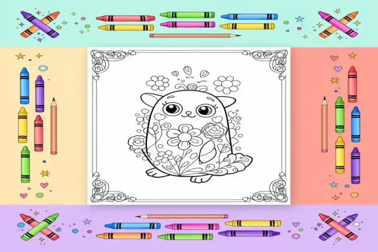 mindfulness coloring pages for kids - Free Printable Coloring Page