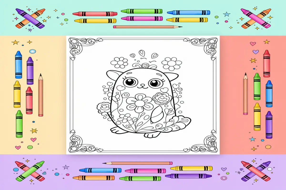 mindfulness coloring pages for kids - Free Printable Coloring Page
