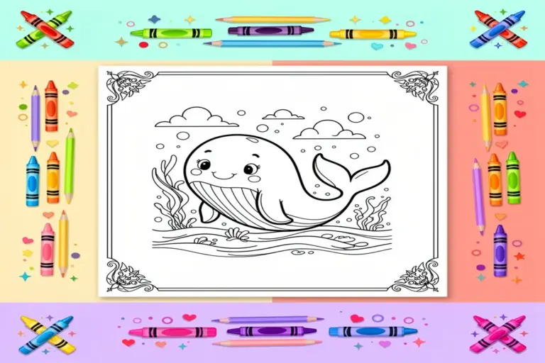 ocean coloring pages for kids - Free Printable Coloring Page