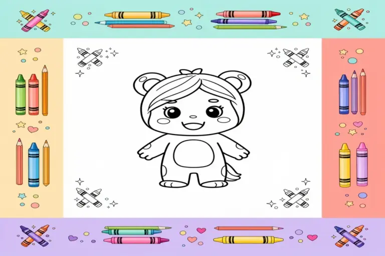 relaxing coloring pages for kids - Free Printable Coloring Page