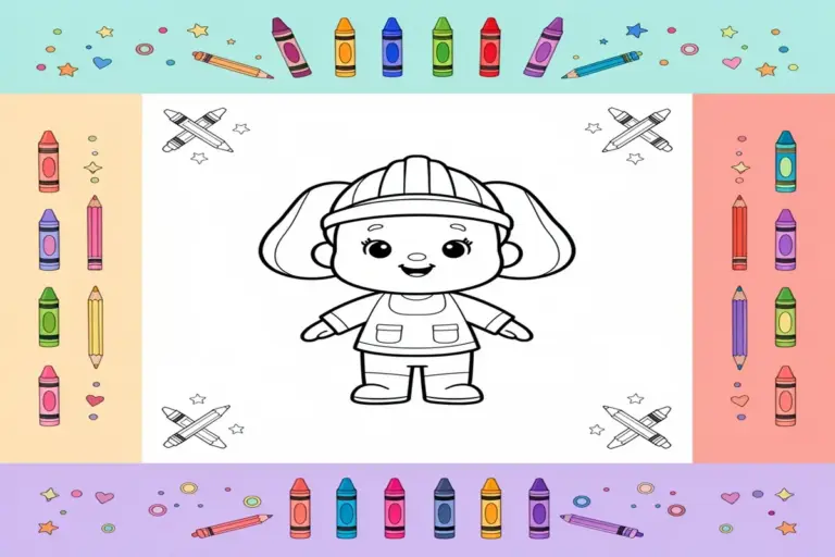 safety coloring pages for kids - Free Printable Coloring Page