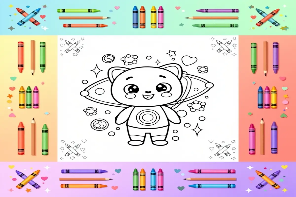 science coloring pages for kids - Free Printable Coloring Page