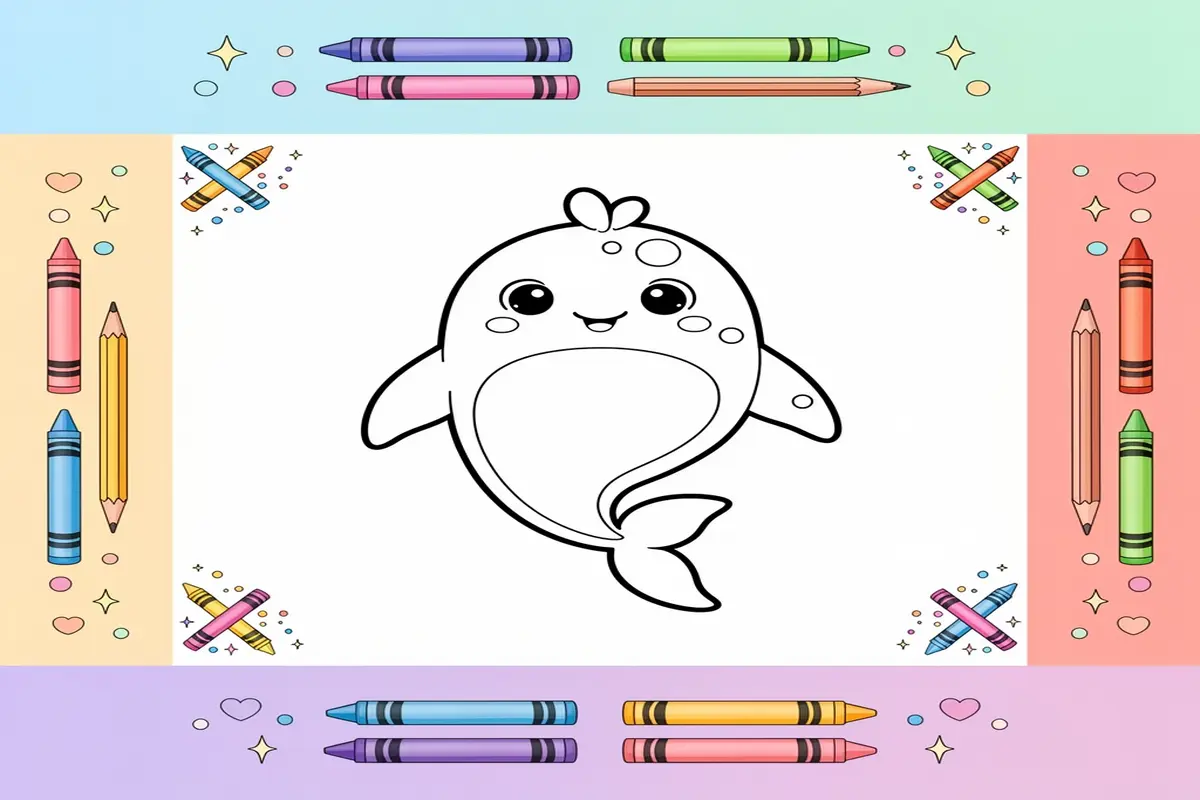 sea monster coloring pages for kids - Free Printable Coloring Page