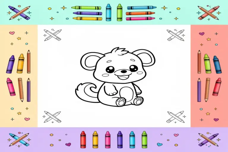 shadow coloring pages for kids - Free Printable Coloring Page