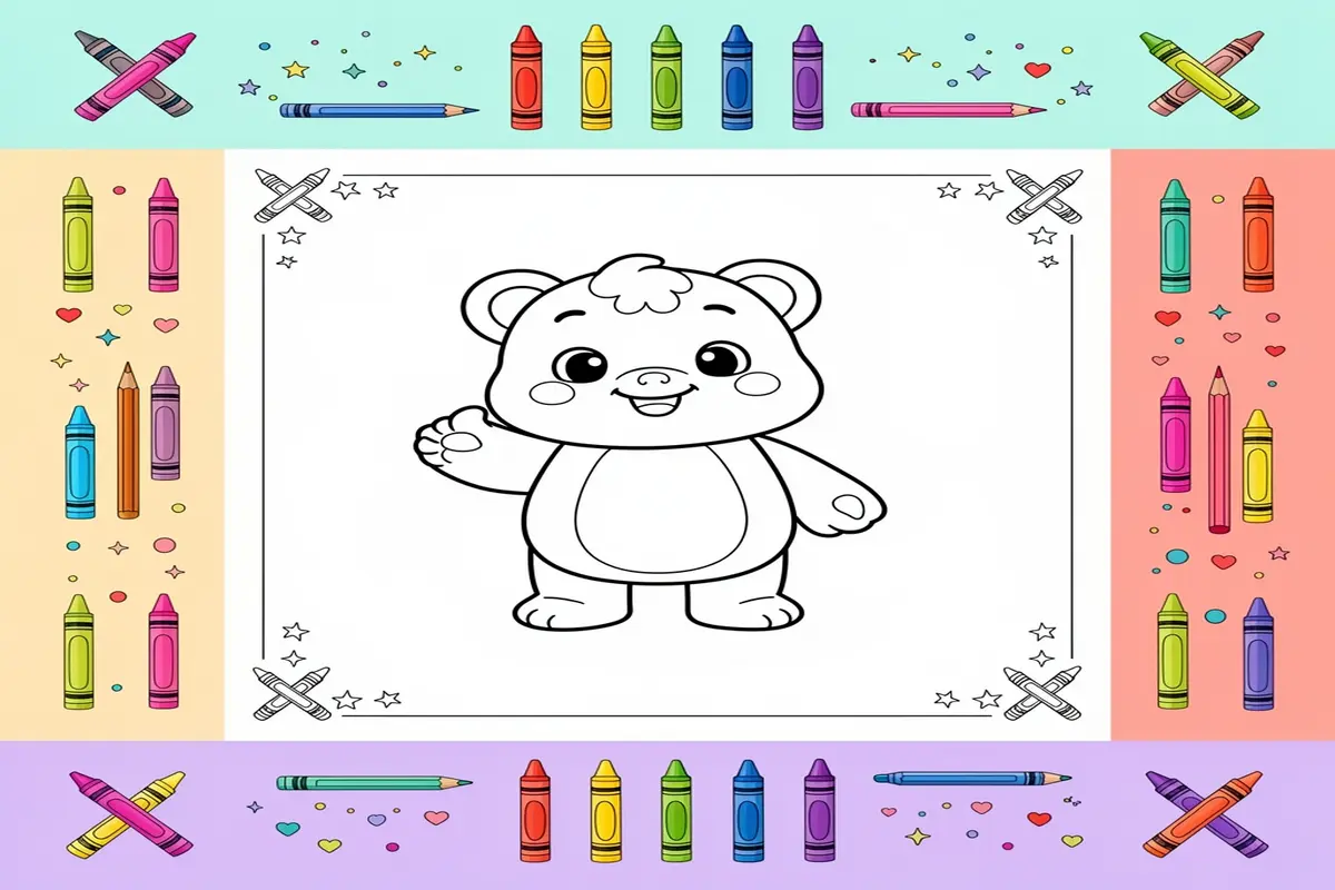 silly coloring pages for kids - Free Printable Coloring Page