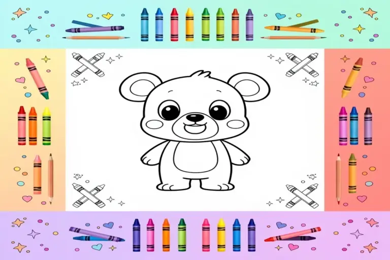 stress relief coloring pages for kids - Free Printable Coloring Page