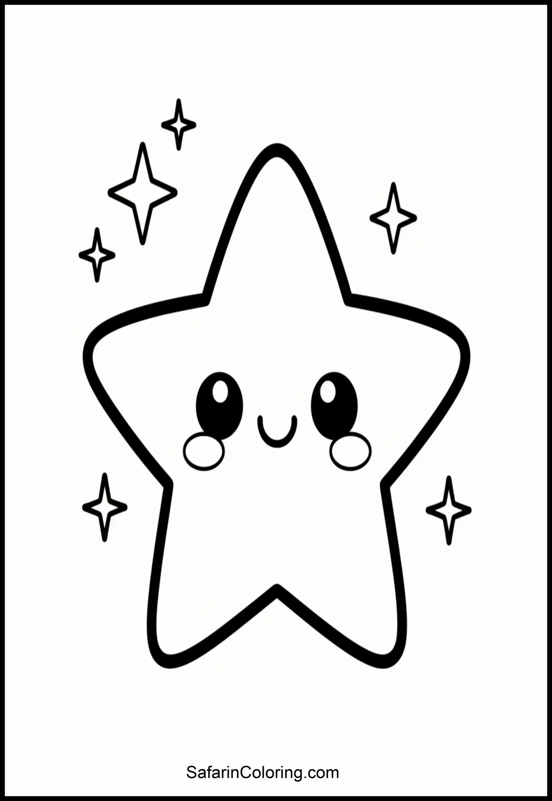 Twinkling Star Coloring Scaled