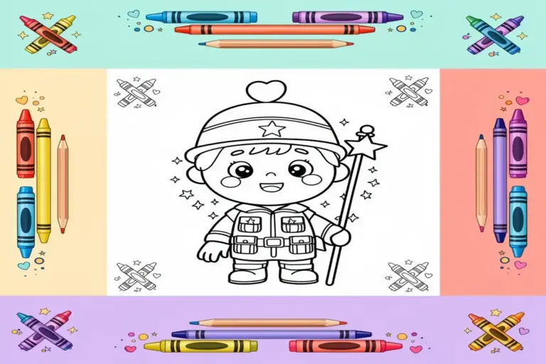 veterans day coloring pages for kids - Free Printable Coloring Page