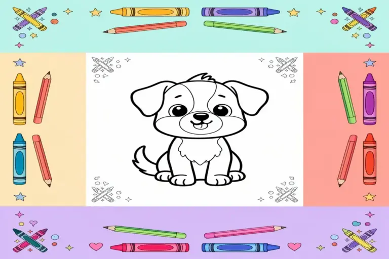 veterinary coloring pages for kids - Free Printable Coloring Page