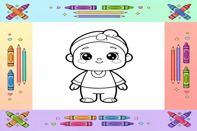 voting coloring pages for kids - Free Printable Coloring Page